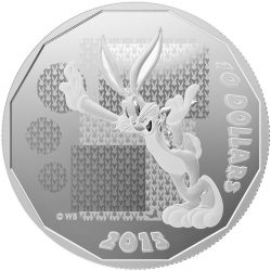 Royal Canadian Mint Coin - 2015 $10 Looney TunesTM: "What's Up Doc?" - Pure Silver Coin